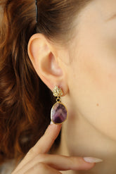 Amethyst Boucle d'oreilles